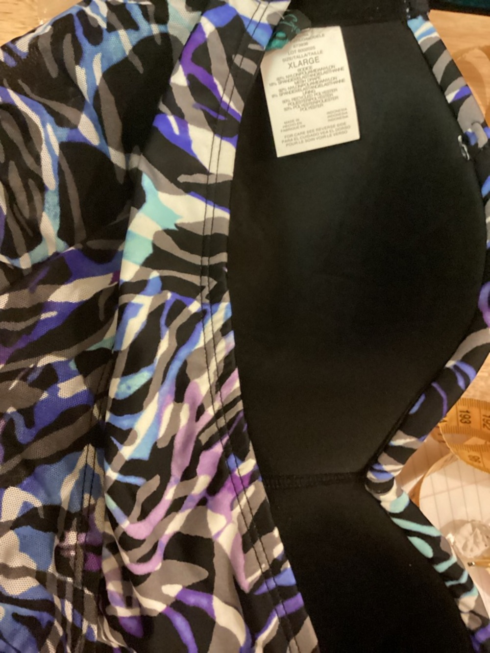 Aqua Green Xl Crop Top Straps Included Sheer Flowy ~17”long - Picture 7 of 10